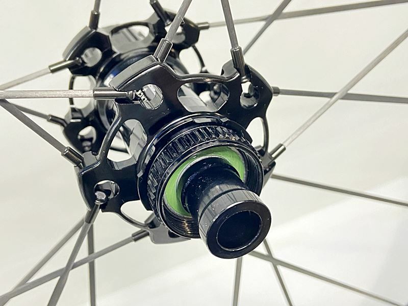 未走行品 ブラックインク BLACK INK BLACK 62 ホイールセット シマノ