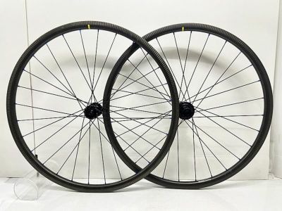 【未使用】カーボンホイール700C（ディスク）＋タイヤ（チューブレスレディ一式） 未使用】カーボンホイール700C（ディスク）＋タイヤ（チューブレス