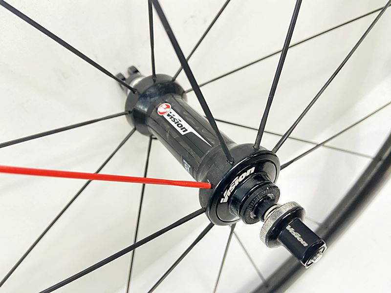 vision metron40 メトロン40 チューブラー　極美品 ヴィジョン VISION メトロン METRON 40 ホイールセット シマノフリー
