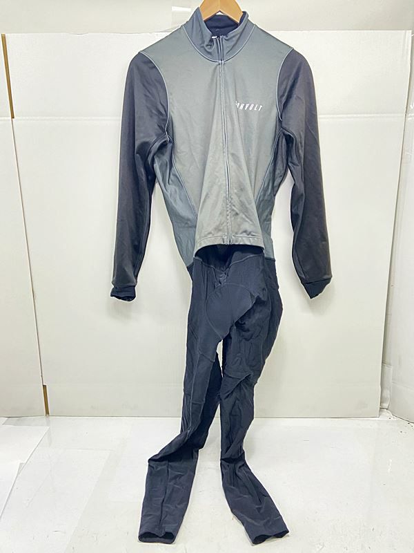 サンボルト SUNVOLT ワンピース 長袖サイクルジャージ グレー/ブラック