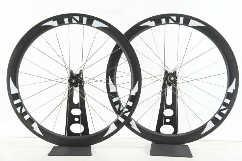 カーボンホイール　700c クリンチャー　※ジャンク ◇◇ティーエヌアイ TNI ロード ROAD 50 手組 カーボン クリンチャー