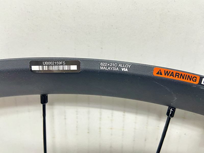 未走行品 シマノ SHIMANO GRX WH-RX570 ホイールセット シマノフリー