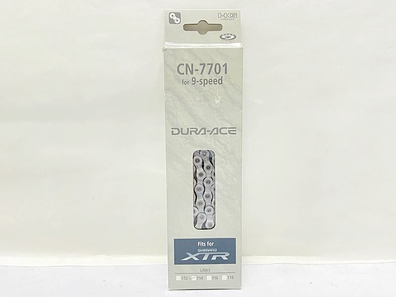 デュラエースDURA ACEチェーン7701 未使用品 シマノ SHIMANO デュラエース DURA-ACE XTR CN-7701 チェーン