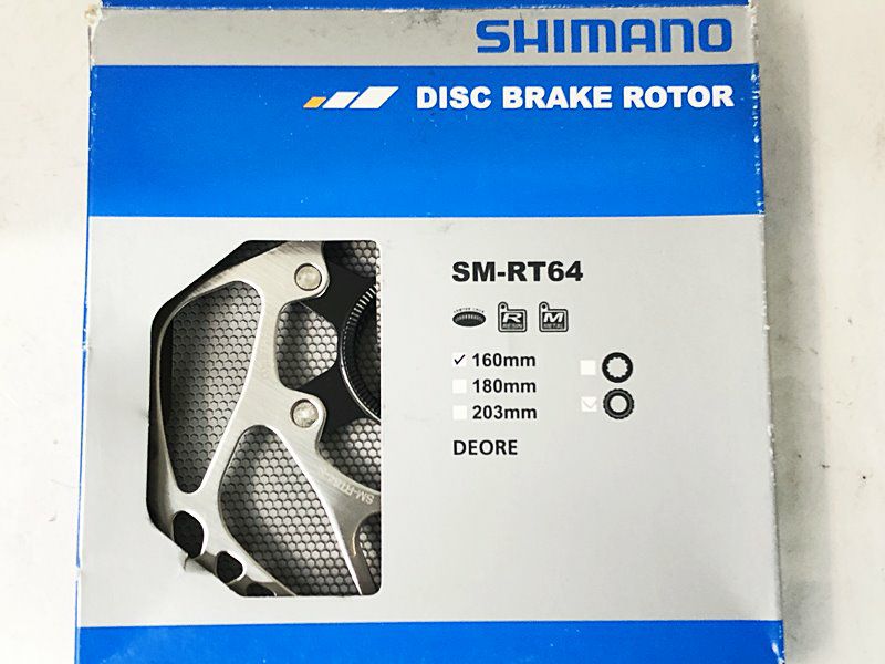 未使用品 シマノ SHIMANO ディスクブレーキローター 2枚セット SM-RT64