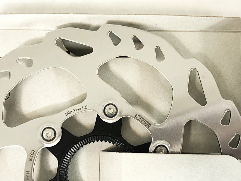 未使用品 シマノ SHIMANO ディスクブレーキローター 2枚セット SM-RT70