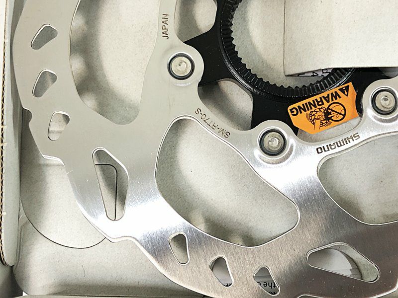未使用品 シマノ SHIMANO ディスクブレーキローター 2枚セット SM-RT70