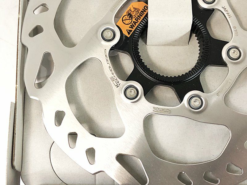 未使用品 シマノ SHIMANO ディスクブレーキローター 2枚セット SM-RT70