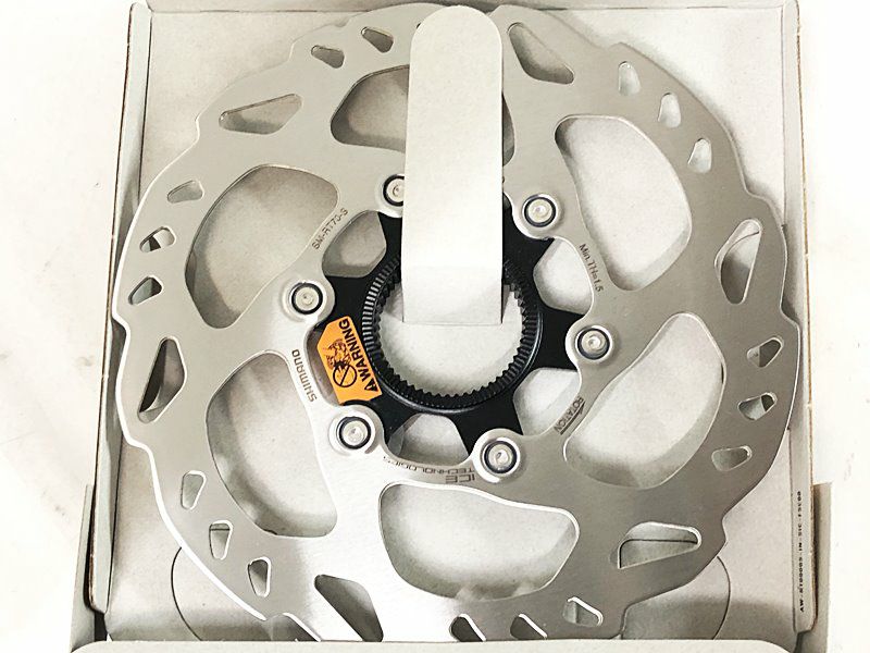 未使用品 シマノ SHIMANO ディスクブレーキローター 2枚セット SM-RT70