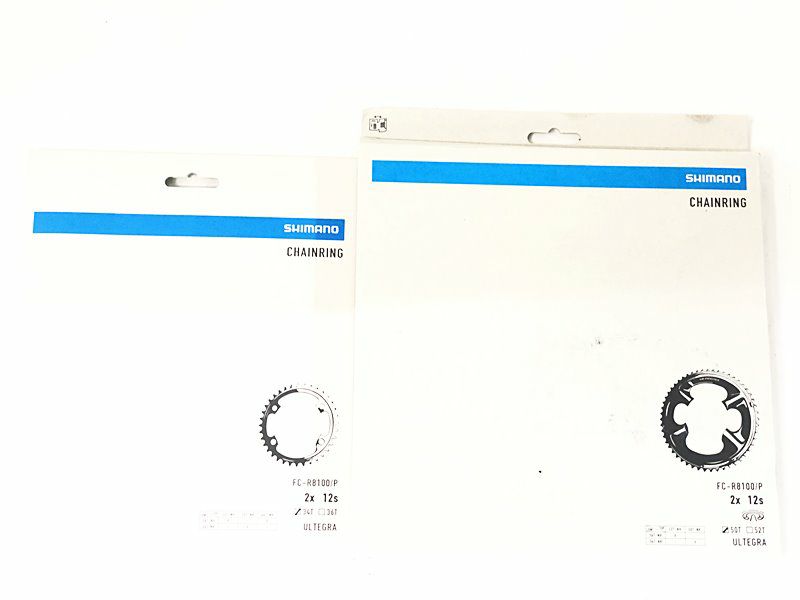 未使用品 シマノ SHIMANO FC-R8100用チェーンリング 12S 50-34T