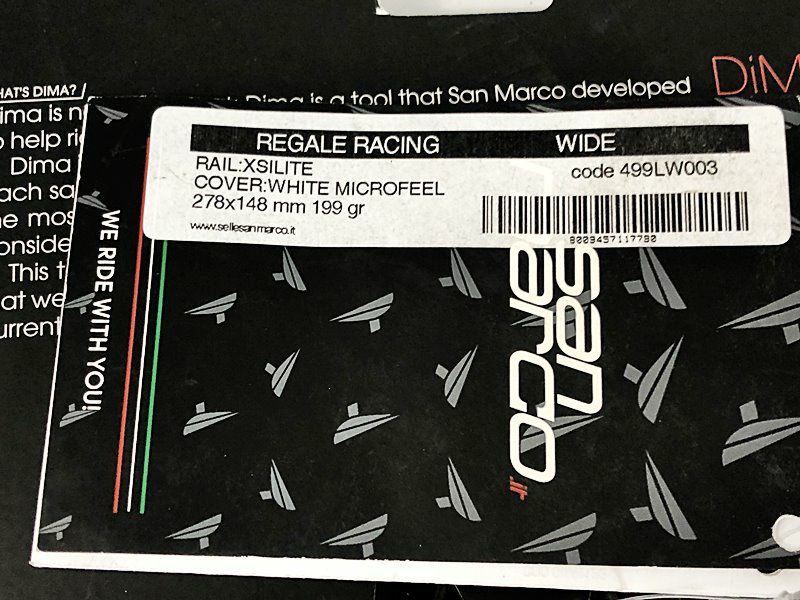 未使用品 セラ サンマルコ SELLE SANMARCO リーガルレーシング ワイド