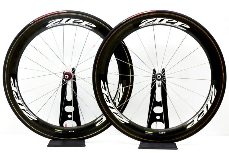 [難あり] ジップ ZIPP SPEED WEAPONRY 404 ホイールセット カーボン