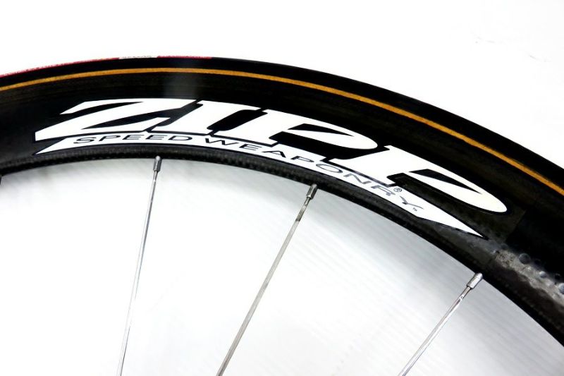 [難あり] ジップ ZIPP SPEED WEAPONRY 404 ホイールセット カーボン