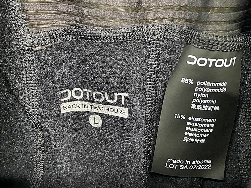 未使用品 ドットアウト DOTOUT ストライプビブタイツ STRIPE BIB TIGHT