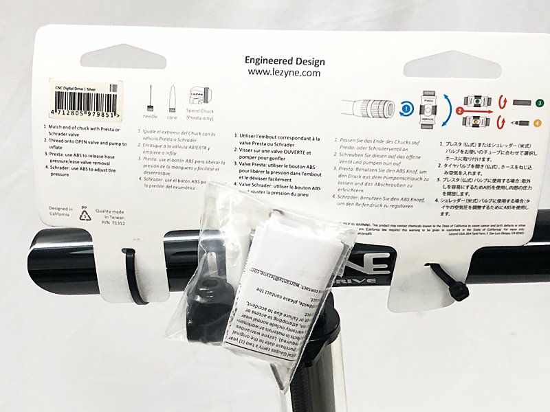 未使用品 レザイン LEZYNE フロアポンプ CNC デジタル ドライブ CNC